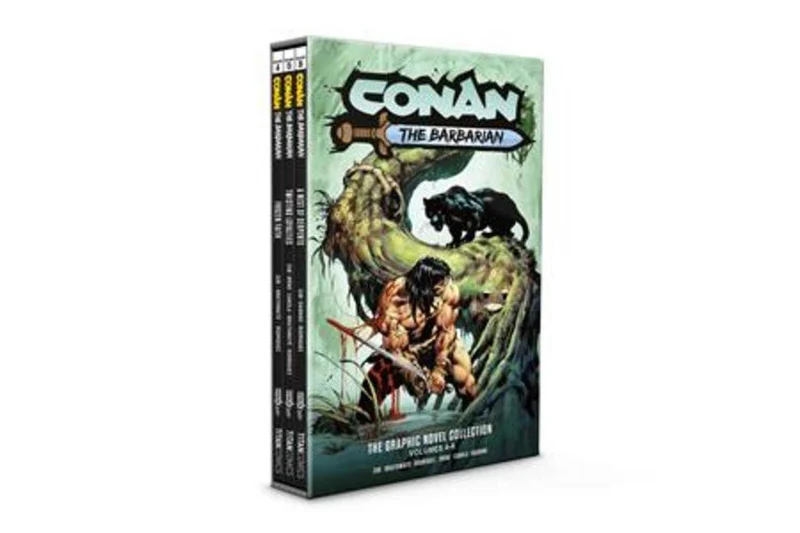 Conan le Barbare, tome 04 à 06, coffret sous étui, édition standard, Roberto De La Torre (public averti)