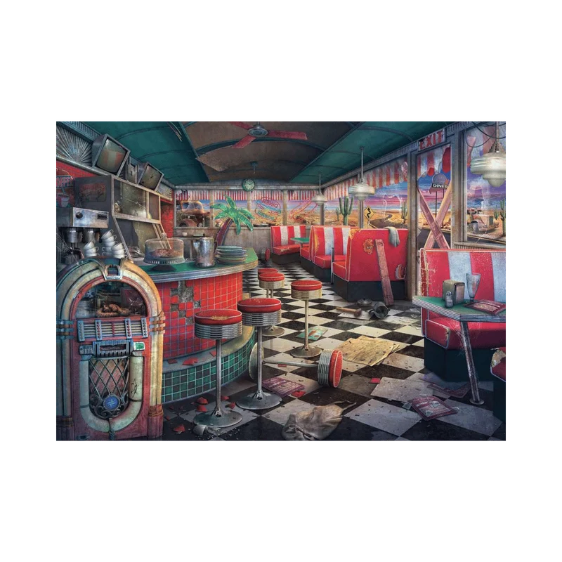 Abandoned - Decaying Diner (1000 pcs)