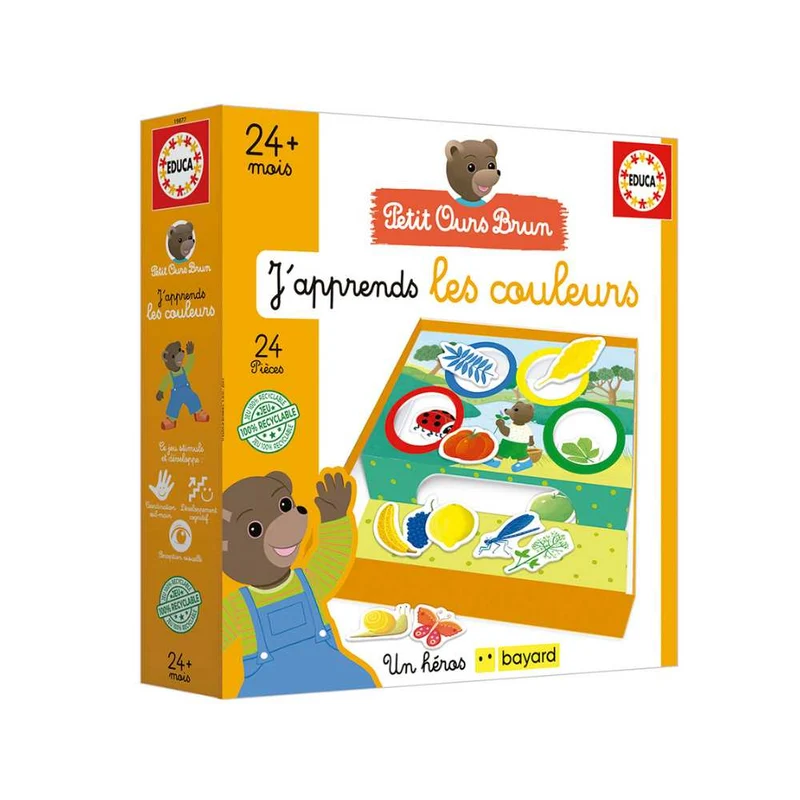 Petit ours brun - J'apprends les couleurs (FR)