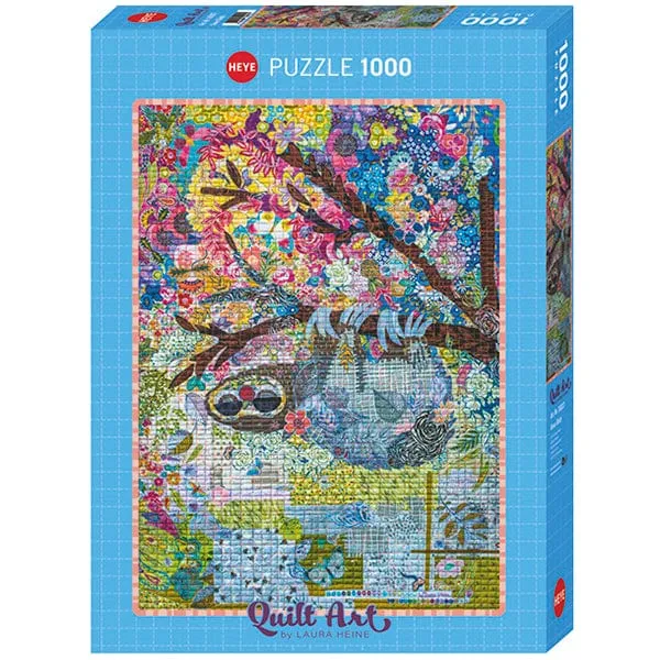 Sloth, Quilt Art (Puzzle 1000 pcs)