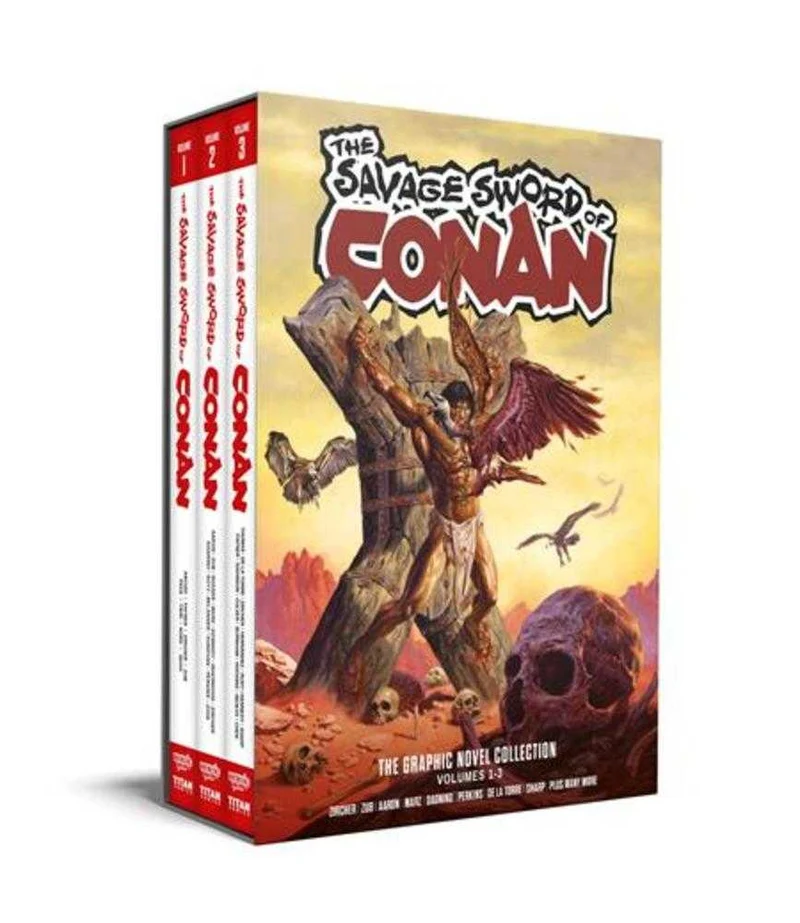 L'Épée Sauvage de Conan, Coffret relié, Volumes 01 à 03, Édition Standard, Joe Jusko (Public averti)