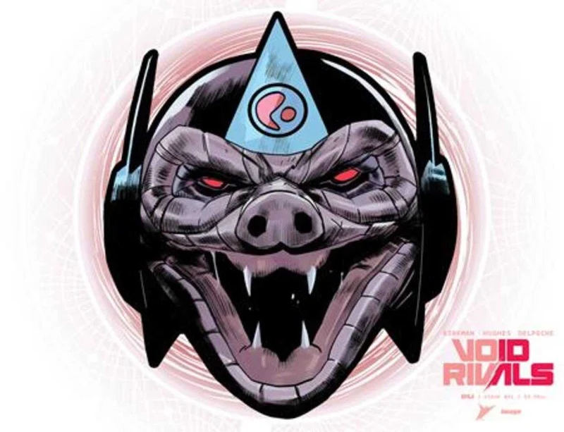 Void Rivals #31 Couverture F Andrea Milana & Andres Juarez Variante Masque en Feuille Découpée