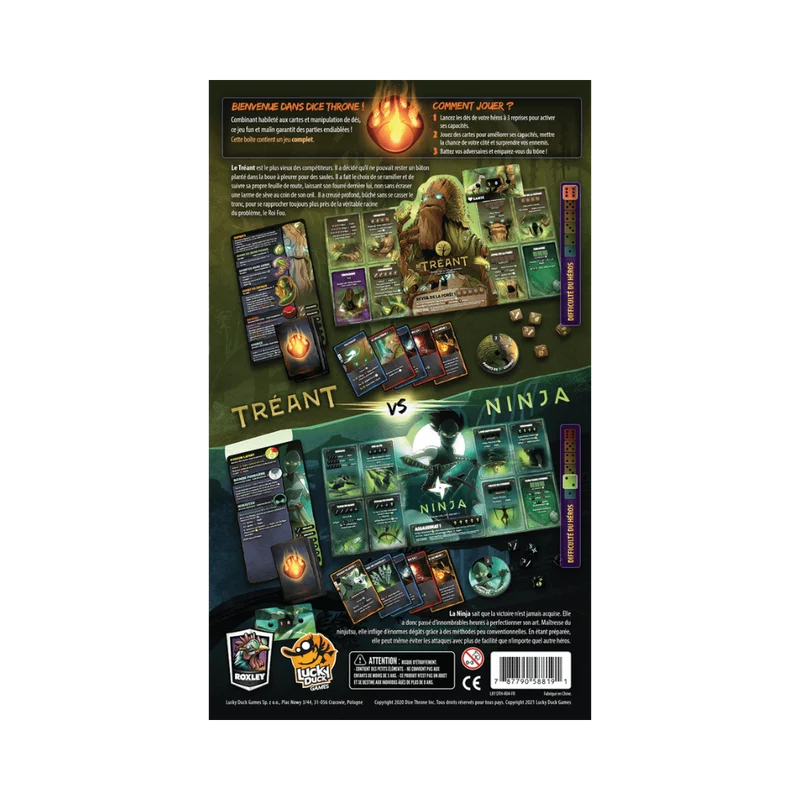Dice Throne Sais. 1 - Treant contre Ninja (FR)