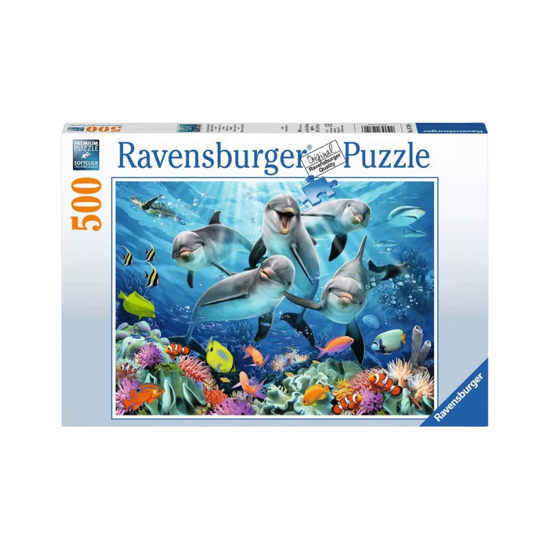 Dolphins in the Coral Reef (500 pcs)