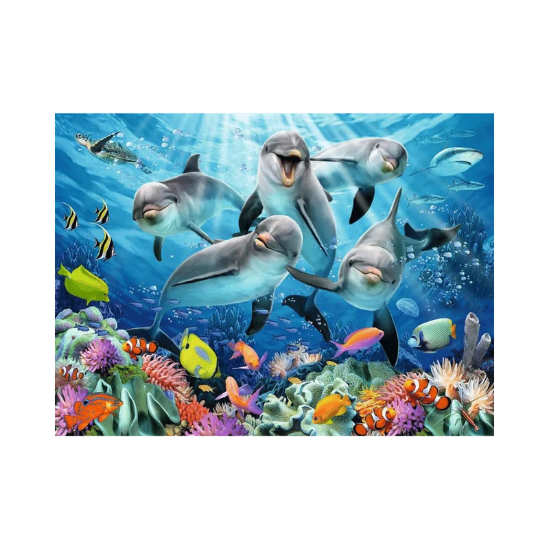 Dolphins in the Coral Reef (500 pcs)