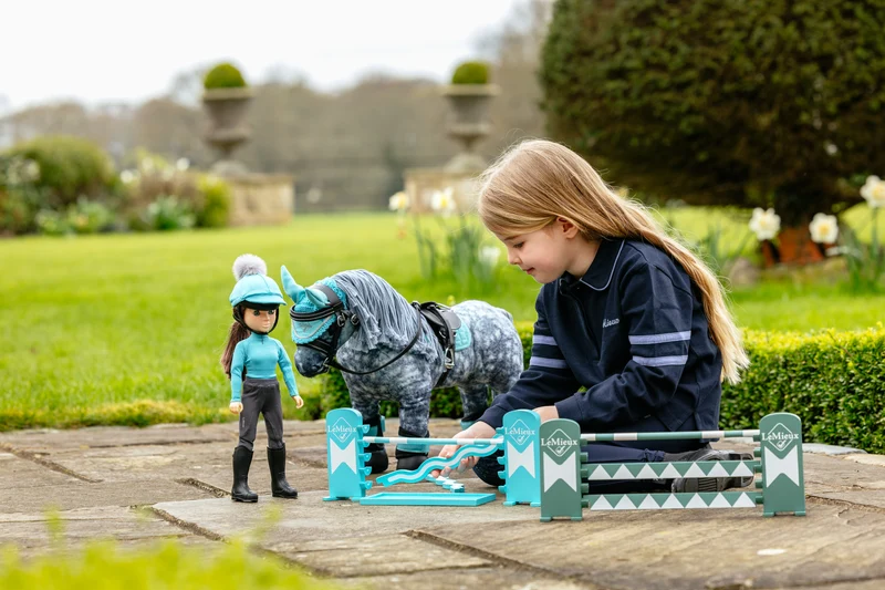 Ensemble de Saut d'Obstacles Toy Pony LeMieux Azure