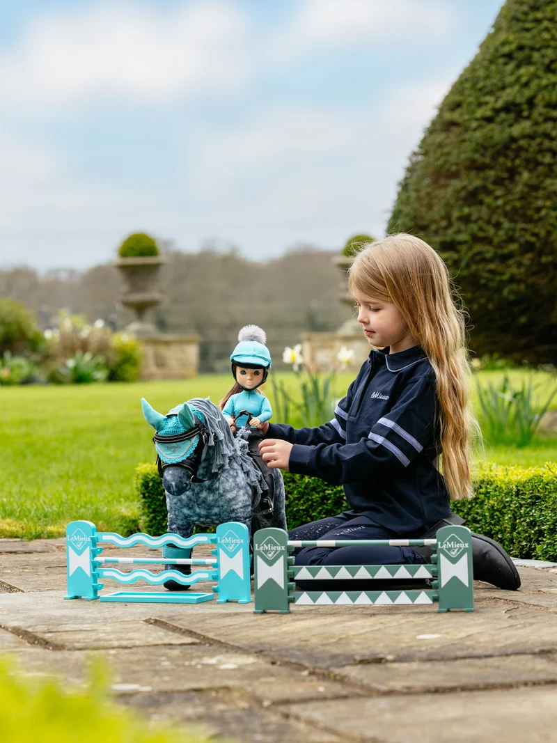Ensemble de Saut d'Obstacles Toy Pony LeMieux Azure