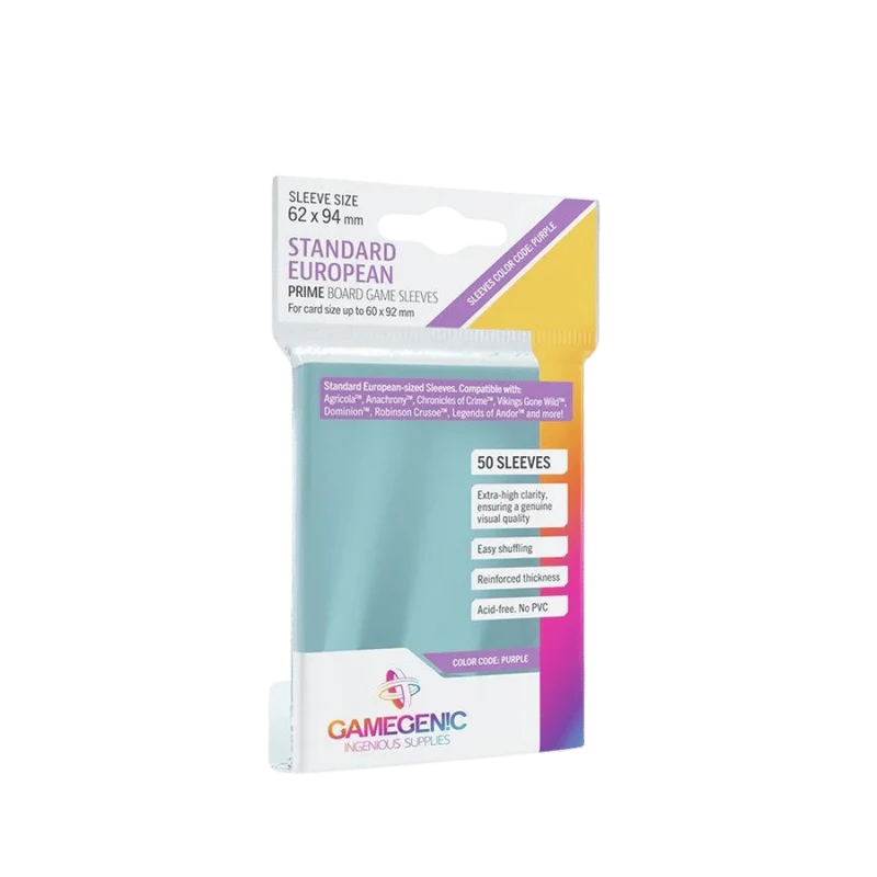 Gamegenic Game Sleeves Prime Standard European - 62 x 94 mm (50)