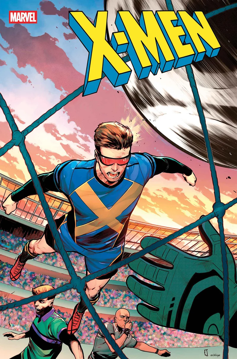 X-Men #31 Juan Frigeri Marvel Variante de football