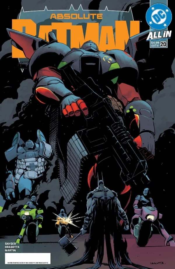 Absolute Batman #20 2e tirage DC A Nick Dragotta 06/03/2026