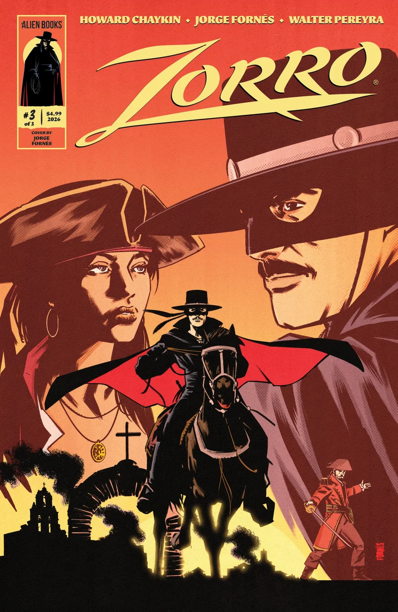 Zorro #3 IDW A Fornés 09/09/2026