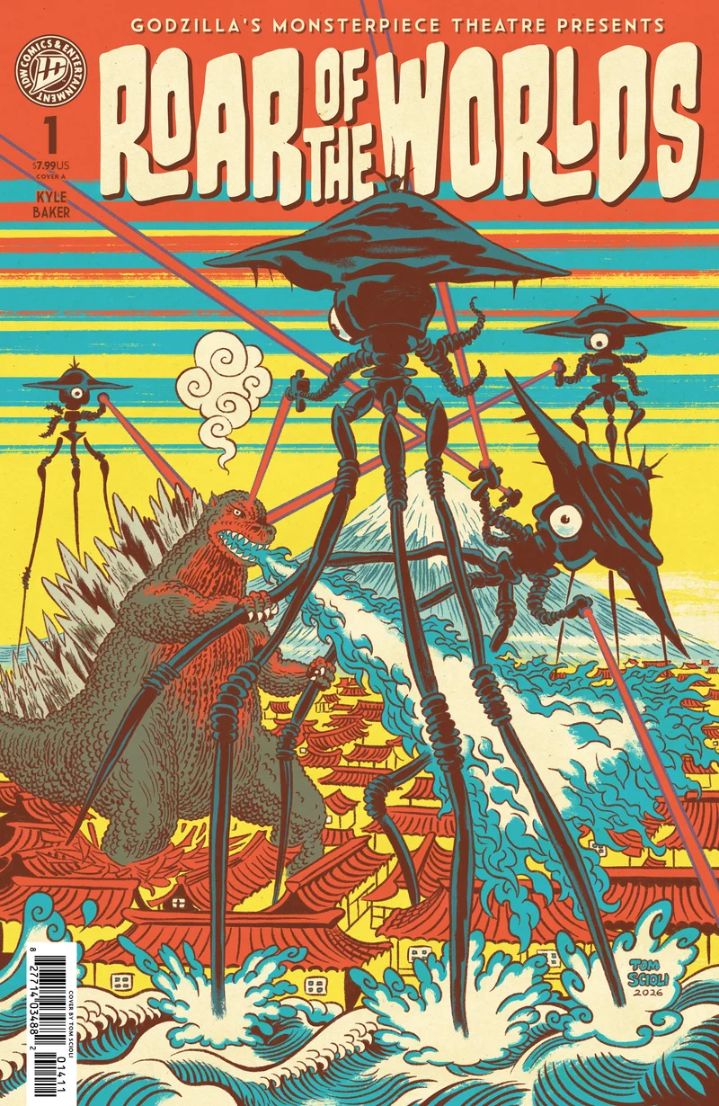 Godzilla's Monsterpiece Theatre présente : Le Rugissement des Mondes IDW A Scioli 08/12/2026