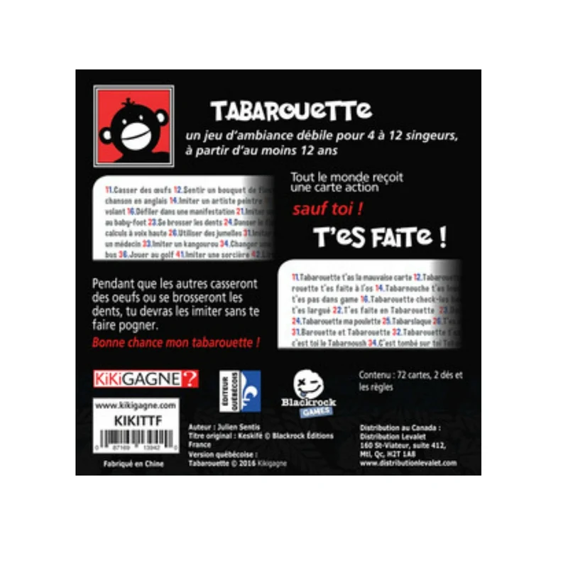 Tabarouette t'es faite (FR)