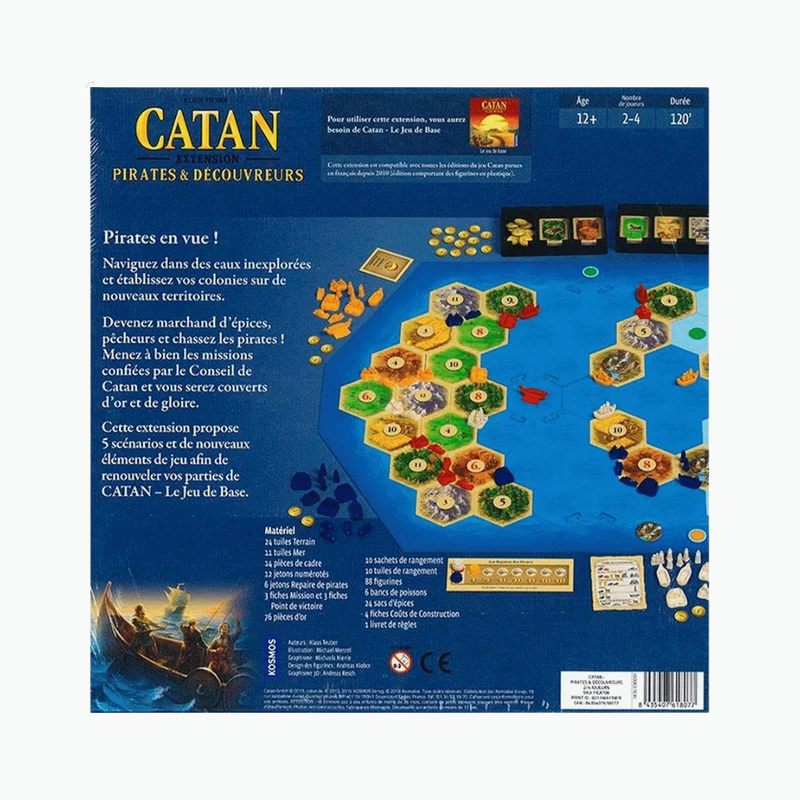 Catan - Ext. Pirates et découvreurs (FR)