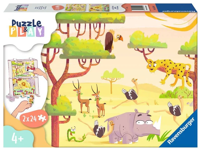 Puzzle&Play Safari (2x24 pcs)