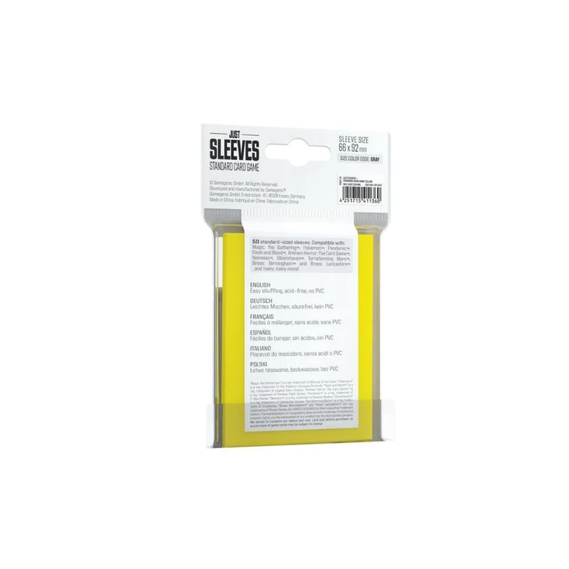 Sleeves: Just Sleeves: Standard Yellow (50)