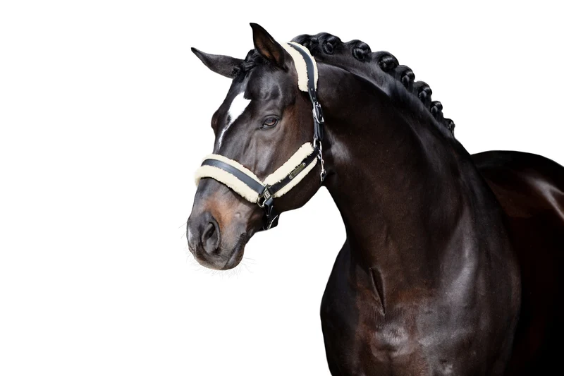 Set de coussinets velcro Eskadron « FAUX FUR STALLION » (4 pcs) Core
