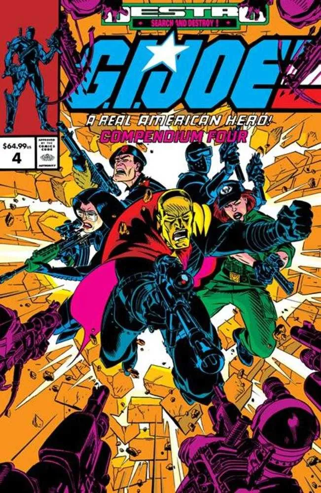 GI Joe, un vrai héros américain : Compendium TPB Volume 04, édition exclusive Direct Market, couverture de Michael Golden