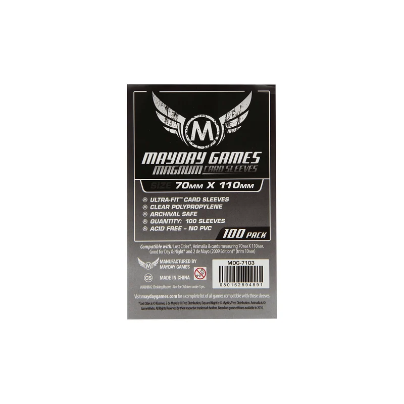Sleeves: Magnum Silver 70x110mm (100)