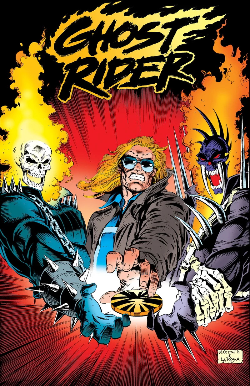 Ghost Rider : Danny Ketch Omnibus Volume 3. Couverture de Henry Martinez