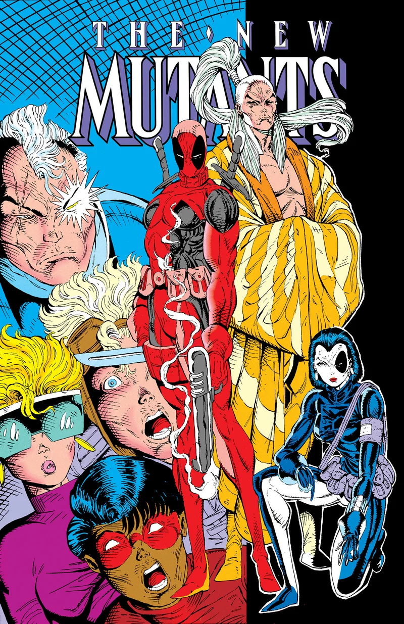 New Mutants Omnibus Volume 4. Couverture Deadpool de Rob Liefeld [Vente directe uniquement]