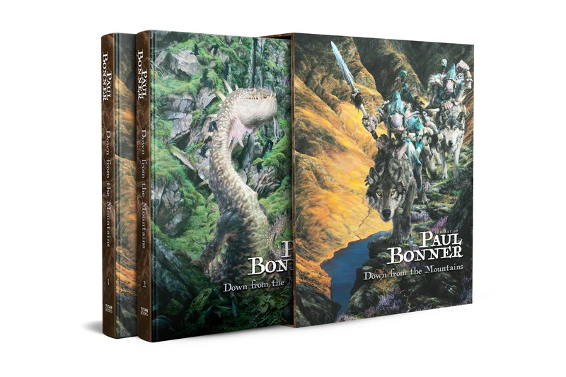 L'art de Paul Bonner : Descente des montagnes
