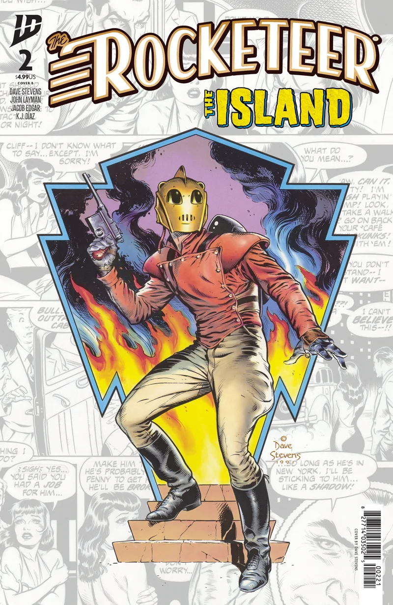 Le Rocketeer : L'Île #2 Variante B (Stevens)