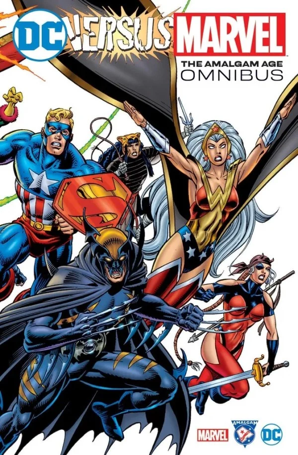 DC Versus Marvel : L'Âge de l'Amalgamation - Intégrale reliée - Couverture de Dave Gibbons - Réimpression 2026