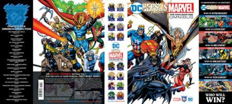 DC Versus Marvel : L'Âge de l'Amalgamation - Intégrale reliée - Couverture de Dave Gibbons - Réimpression 2026