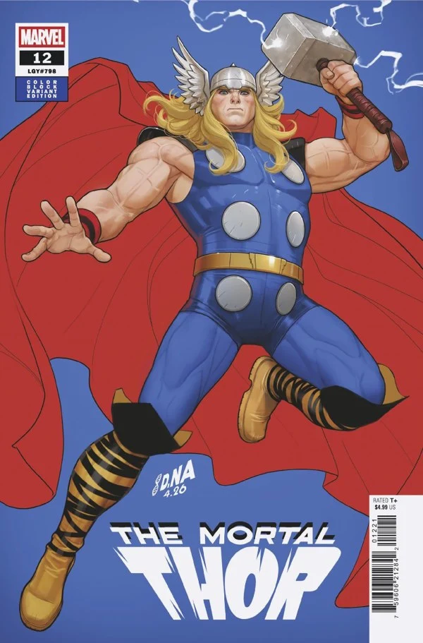 Thor mortel n° 12 Marvel Nakayama Color Block Bleu 07/01/2026