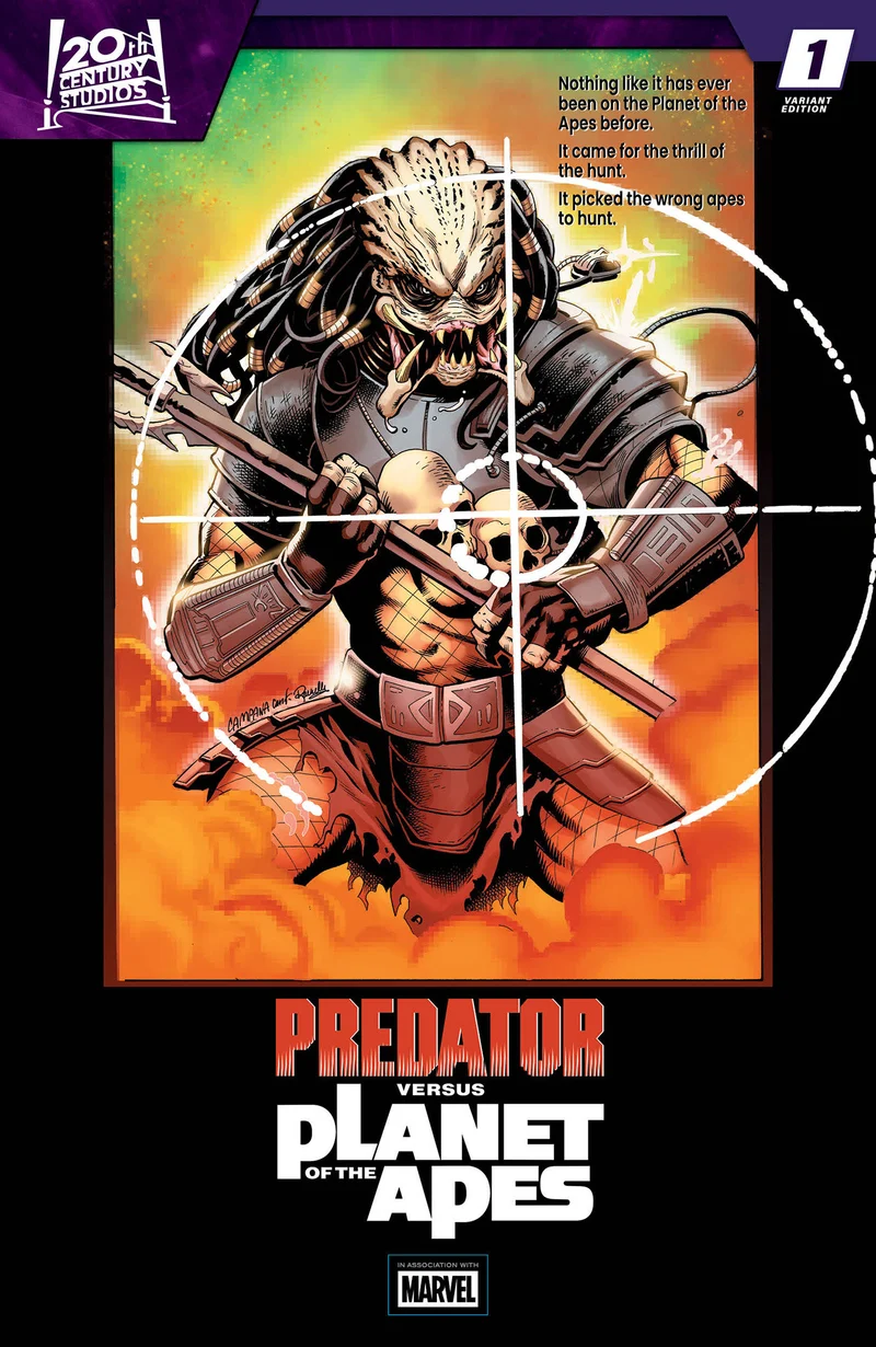 Predator contre la Planète des Singes #1 Marvel Campana Hommage 29/07/2026