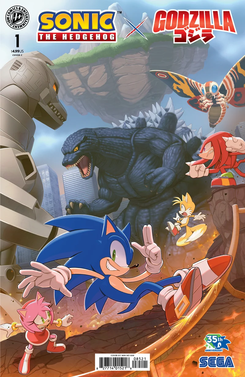 Sonic le Hérisson X Godzilla #1 IDW C Kim 15/07/2026