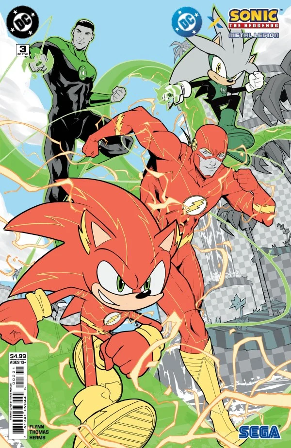 DC X Sonic le Hérisson : La Légion de Métal #3 [Sur 5] DC © Mercer 07/01/2026