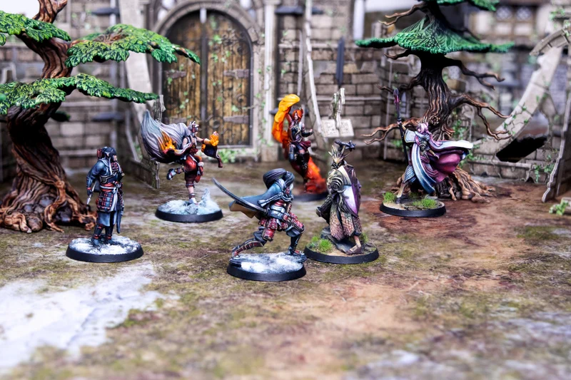 ELDFALL CHRONICLES : KIT DE DÉMARRAGE POUR DEUX JOUEURS - EMPIRE DE SOGA CONTRE LIGUE HELIAN