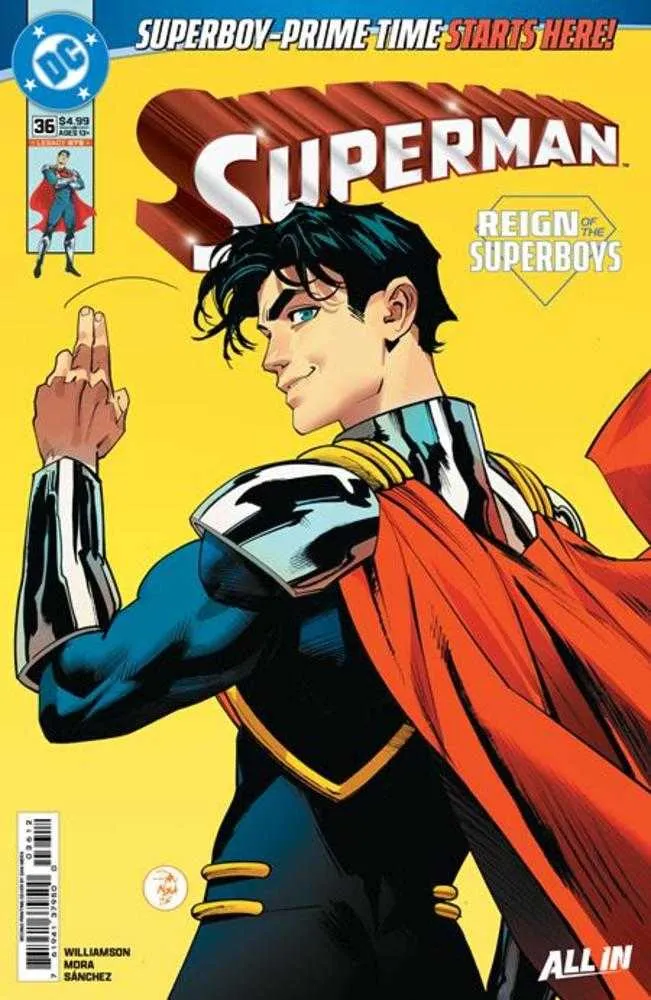 Superman n° 36, 2e tirage, DC Comics, Dan Mora, 06/03/2026