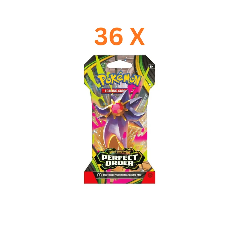 JCC POKÉMON ME03 : PACK DE 36 BOOSTERS SOUS POCHETTE « ORDRE PARFAIT »