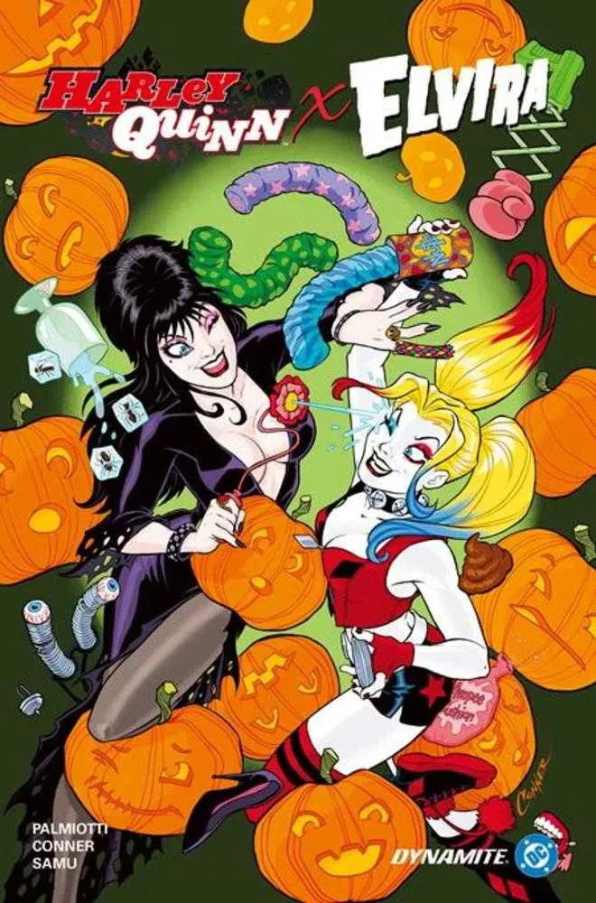 Harley Quinn X Elvira Couverture rigide