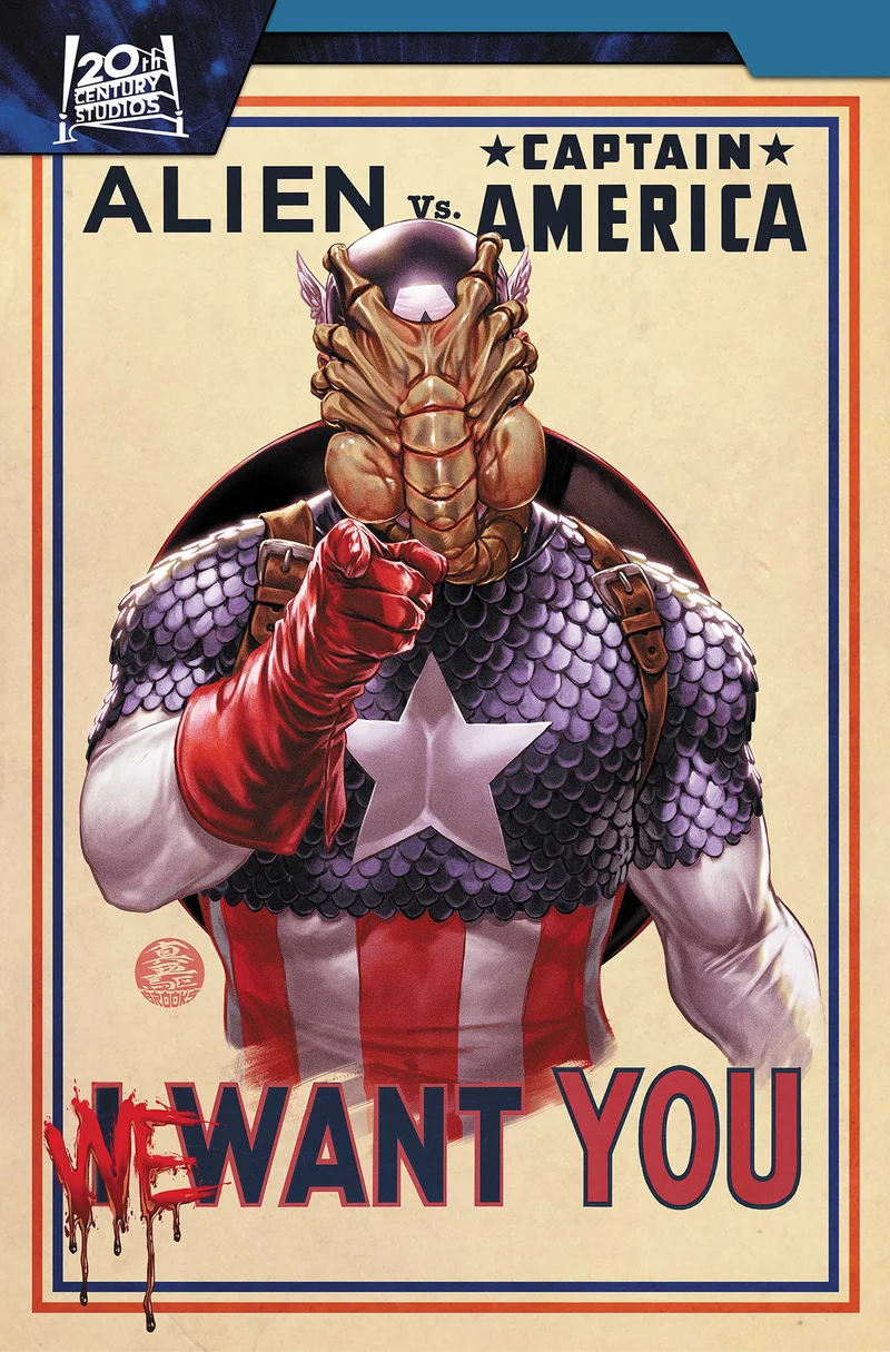 Alien contre Captain America