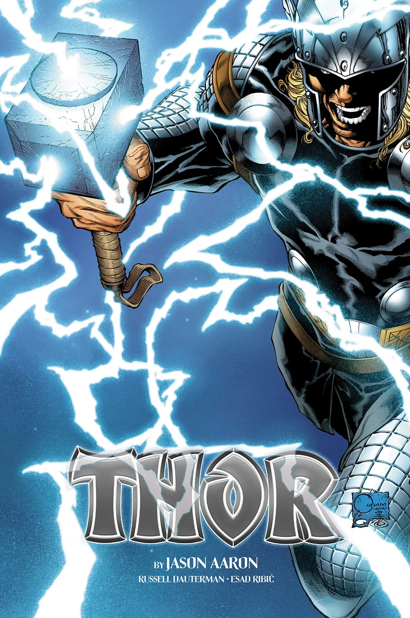 Thor par Jason Aaron, Omnibus Volume 1, couverture de Joe Quesada [Nouvelle impression, vente directe uniquement]