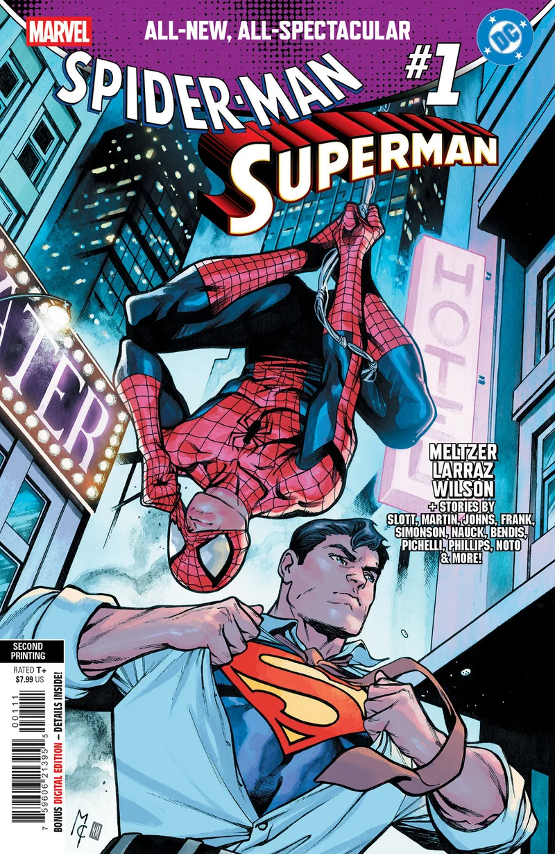 Marvel/DC : Spider-Man/Superman #1 MARVEL Coccolo 2e tirage 27/05/2026