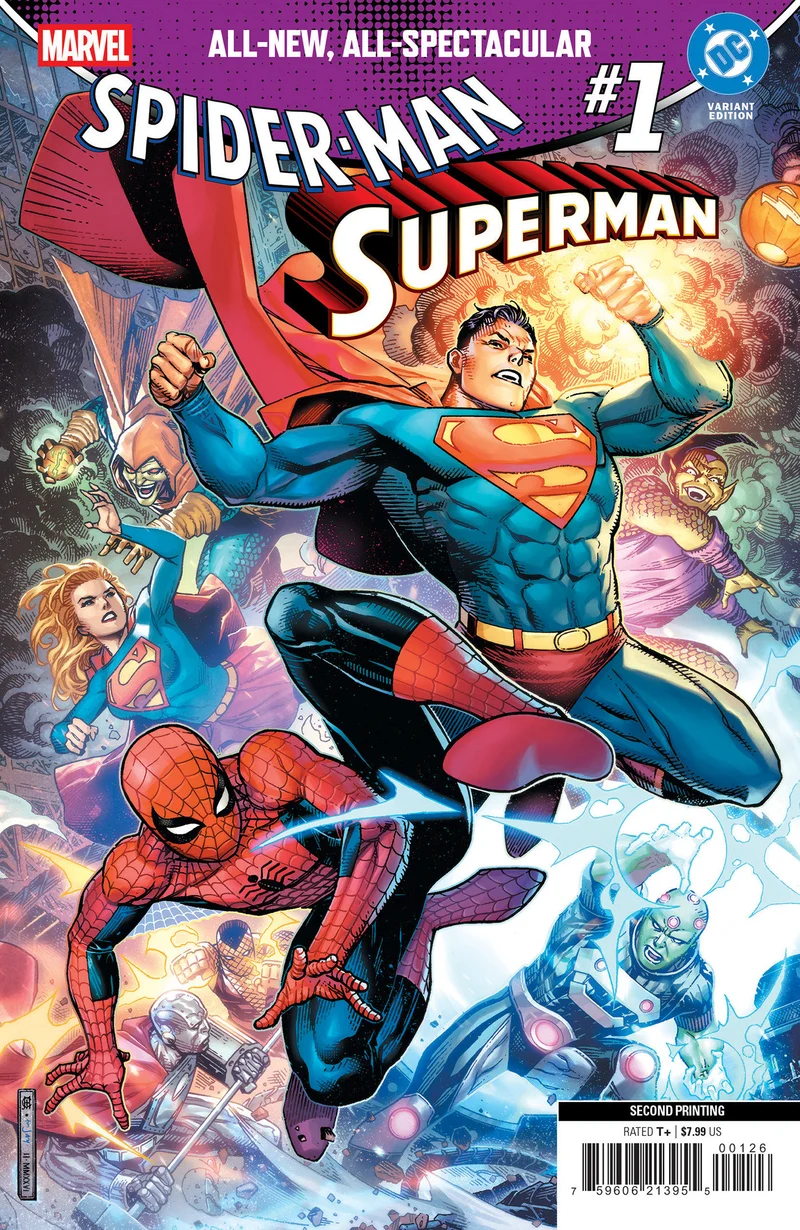 Marvel/DC : Spider-Man/Superman #1 MARVEL Cheung 2e tirage 27/05/2026