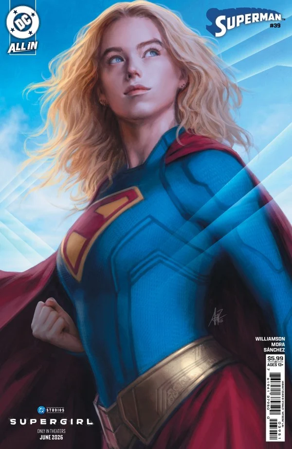 Superman #39 DC E Artgerm Lau Supergirl Film 24/06/2026