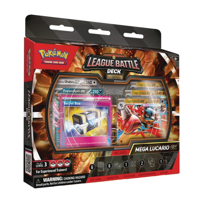 JCC POKÉMON : DECK DE COMBAT DE LIGUE MÉGA LUCARIO EX
