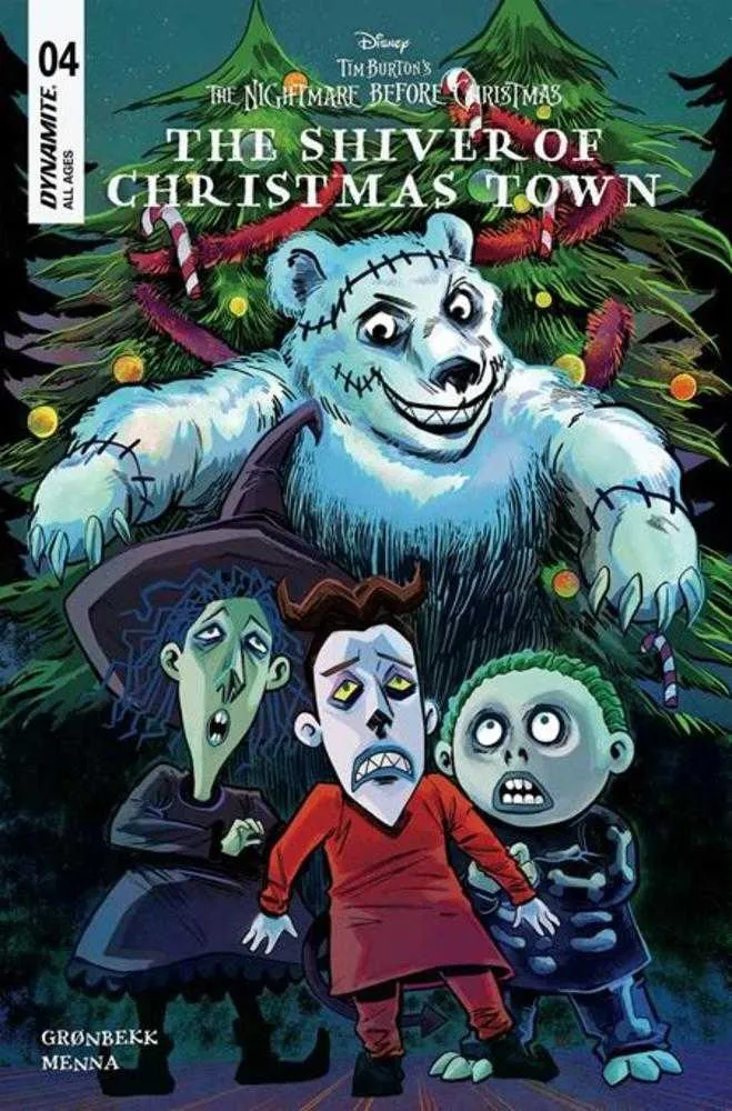 L'Étrange Noël de Monsieur Jack de Tim Burton : Le Frissons de la Ville de Noël #4 Couverture B Variante Soo Lee