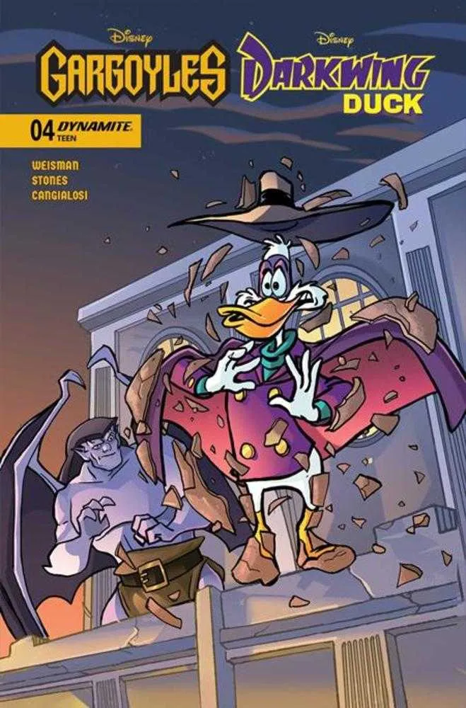 Gargoyles Darkwing Duck #4 Couverture Un peu de pierres