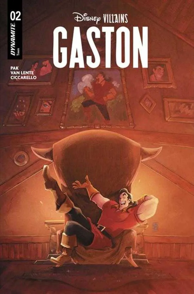 Disney Villains Gaston #2 Couverture A Variante Alessandro Ranald