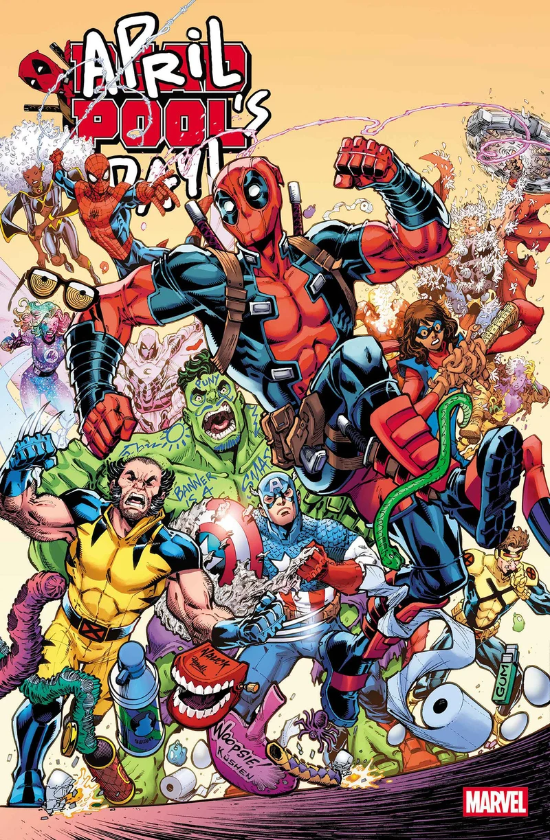 Deadpool : April Pool's Day #1 Variante Todd Nauck