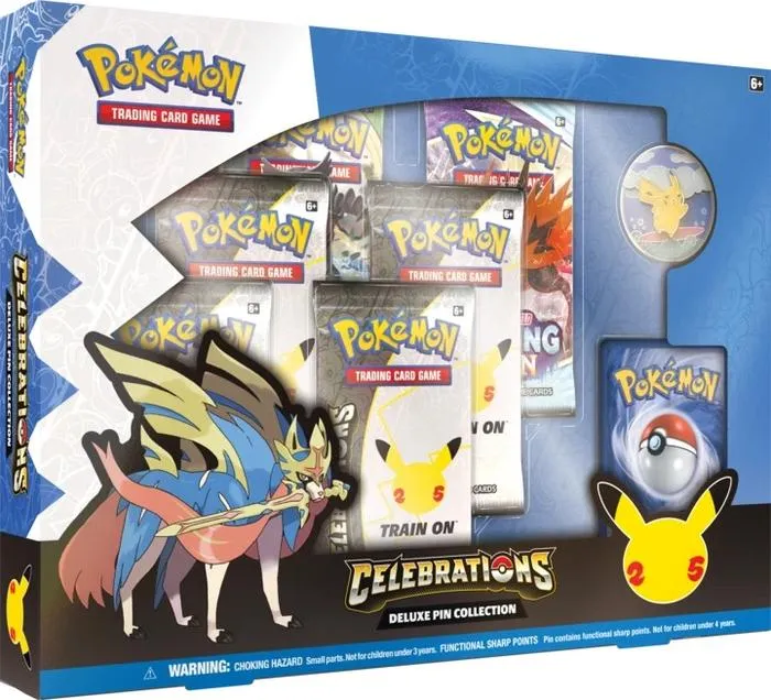 JCC POKÉMON : CÉLÉBRATION - COLLECTION DE PIN'S DE LUXE
