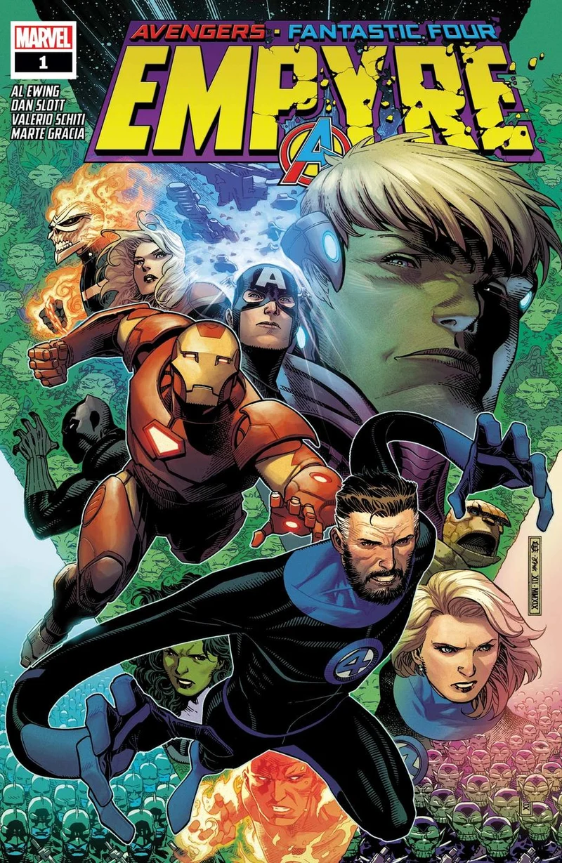 MARVEL HC : AVENGERS FANTASTIC 4 EMPYRE BSTR BRK