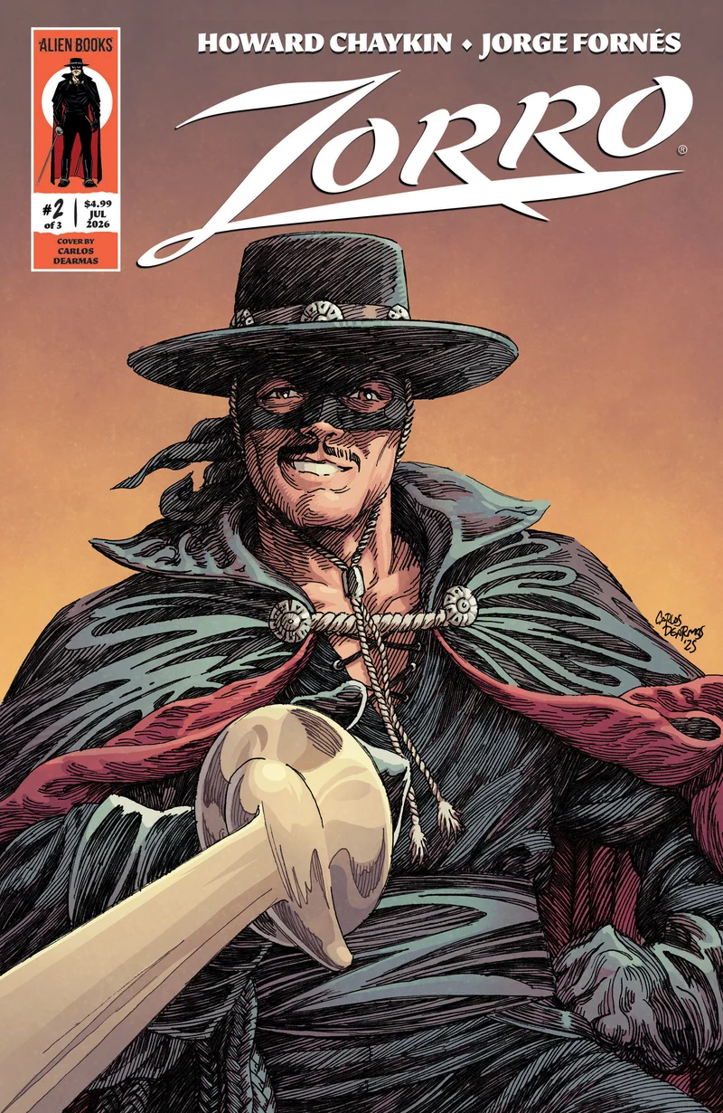 Zorro #2 IDW Alien B Dearmas 07/01/2026
